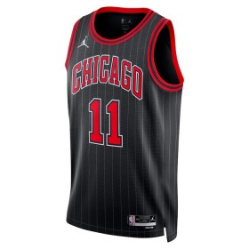 NBA Mænd Trøje Chicago Bulls Demar Derozan 11 2022-23 Jordan Statement Edition Sort Swingman